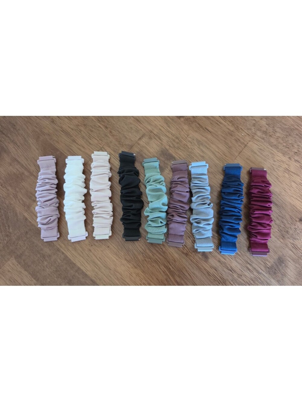 10-Pk Elastic Scrunchie Watch Bands,Multi-Color Straps for Smartwatches,342